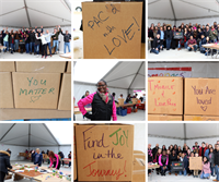 Spent the day packing with our friends at T-Mobile