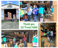 Thanks to our Girl Scouts friends
