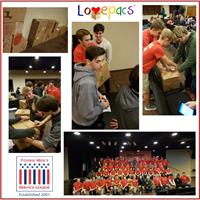 Packing with our friends at YMSL Cities by the Lake chapter