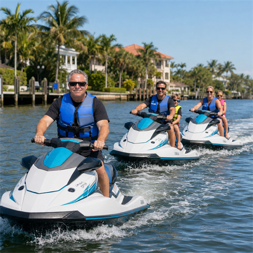 Professionally guided jet ski tours in Madeira Beach and Intracoastal Waterway