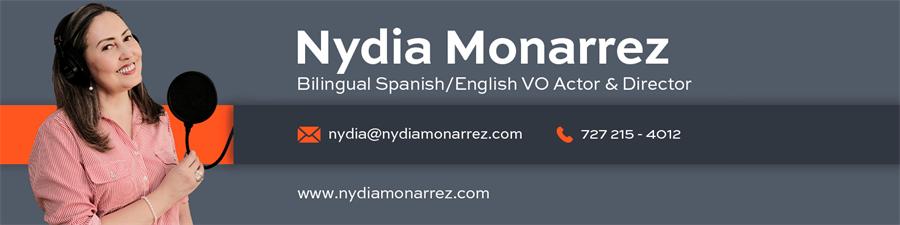 Nydia Monarrez Spanish Voice Over Actor-Director, Spanish Language Consultant 