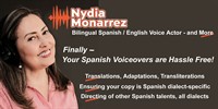 Nydia Monarrez Spanish Voice Over Actor-Director, Spanish Language Consultant  - Clearwater