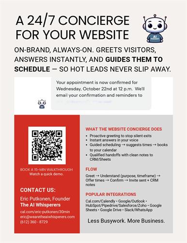 Website Concierge Flyer Website Concierge Flyer