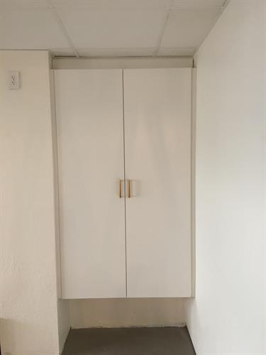 The perfect hall closet with doors The perfect hall closet with doors