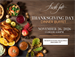 Thanksgiving Day Dinner Buffet