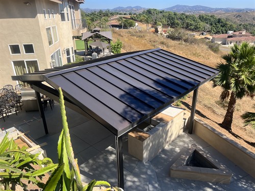 Standing Seam Metal Roof , Color: Dark Bronze City: Bonsall, CA