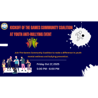 Kickoff of The Games Community Coalition at Youth Anti-Bullying Event