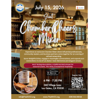 Joint Chamber Cheers Mixer with Los Gatos Chamber of Commerce