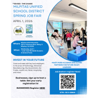 Milpitas Unified School District Spring Job Fair