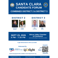 Santa Clara City Council Candidate Forum: D2 & D3