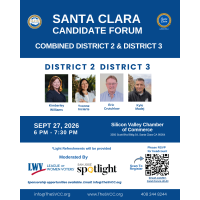 Santa Clara City Council Candidate Forum: D2 & D3