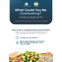 What Could You Be Overlooking? Financial Blind Spots – Lunch & Learn
