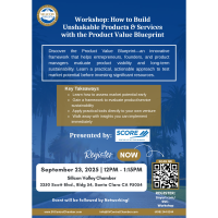 09.23.2025 SV Workshop: How to Build Unshakable Products & Services with the 'Product Value Blueprint'