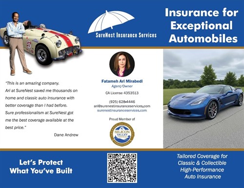 Classic Car, Collectible and Exotic Car Insurance - Santa Clara