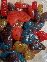 Chamoy covered Jolly Rancher Gummies