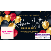 Sip & Saddle Grand Opening and Ribbon Cutting