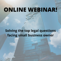 Solving the top legal questions facing small business owner