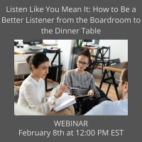 Listen Like You Mean It: How to Be a Better Listener from the Boardroom to the Dinner Table