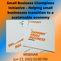 MSME Day 2022: Helping Small Businesses Transition to a Sustainable Economy 