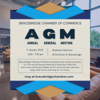 Bracebridge Chamber of Commerce 71st Annual General Meeting