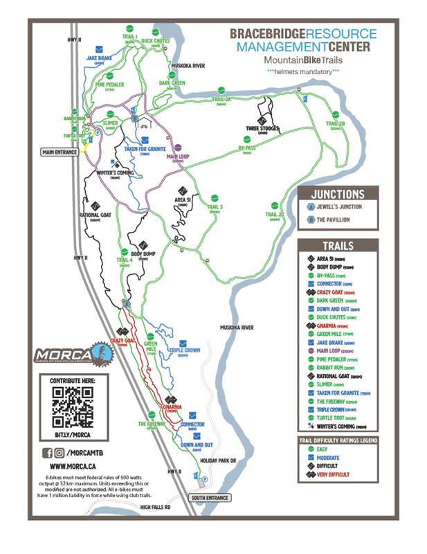 Maps of BRMC can be found at morca.ca/brmc/