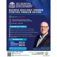 2026 1st Quarter Professional Development Training: Business Resilience through Strategic Problem-Solving