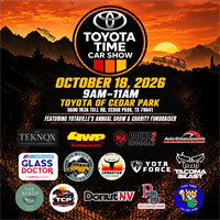 Toyota Time Car Show at Toyota of Cedar Park