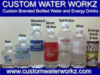 We offer 8oz, 12oz and 16.9oz bpa free bottles We offer 8oz, 12oz and 16.9oz bpa free bottles