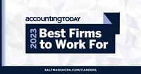Saltmarsh Honored Among 2023 Best Firms to Work For and Top 200 U.S. Accounting Firms