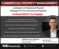 Senior Commercial Advisor-Property Management President Cameron Cauley 