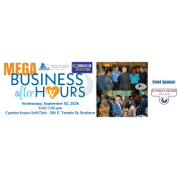 MEGA Business After Hours with the Worcester Chamber 9-30-26