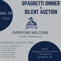 Brown County Christian Academy Annual Spaghetti Dinner &Silent Auction