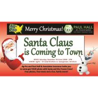 Photos with Santa and the Frozen Crew