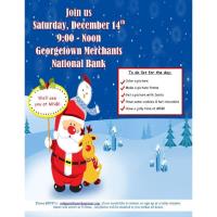 Santa Day at Merchants National Bank