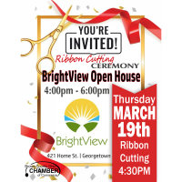 POSTPONED - BrightView’s Open House and Ribbon Cutting