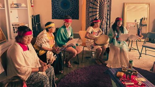 Learning Aztec healing songs