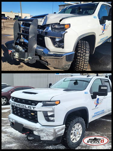 Innov8 paint and body offers auto body repairs for fleet vehicles!