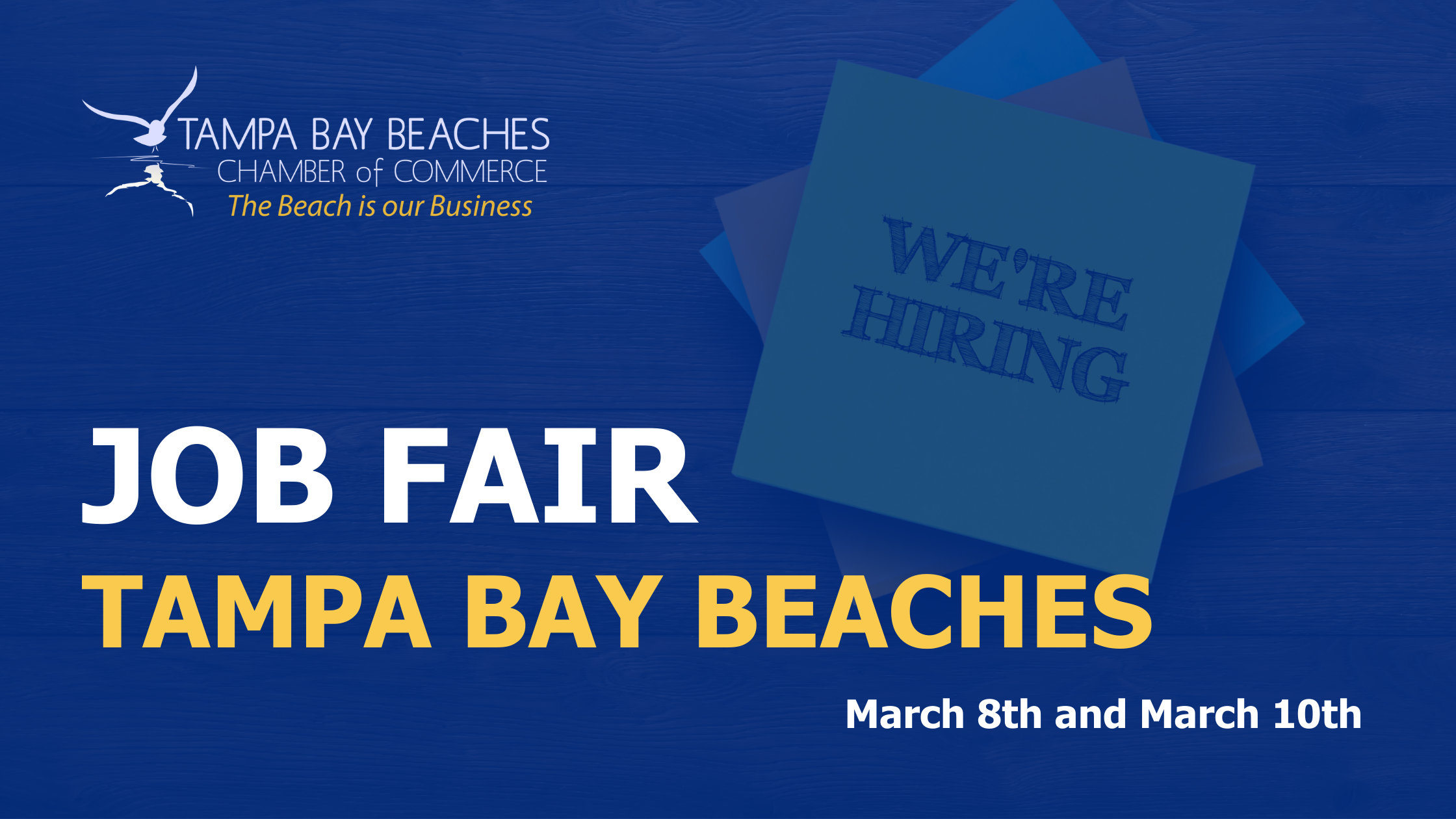 Five Job Fairs on the Tampa Bay Beaches