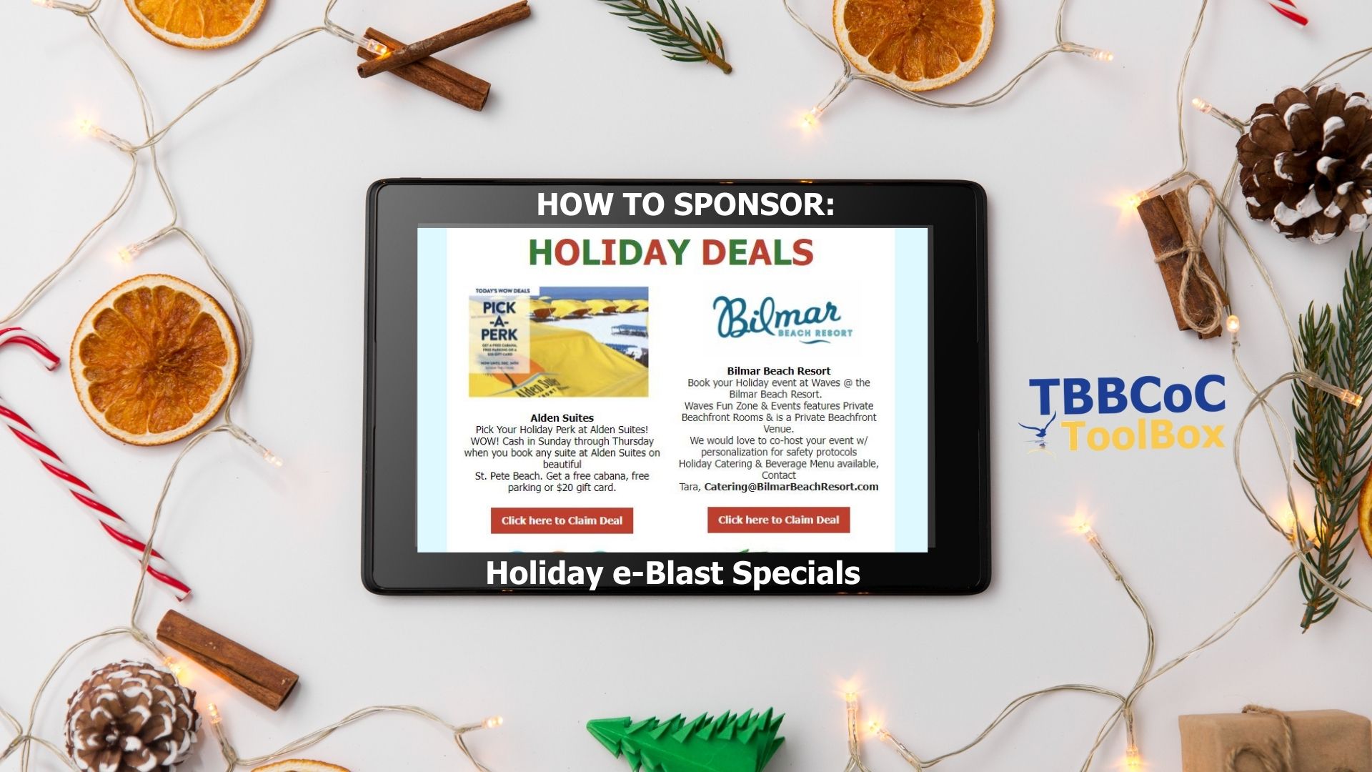 How To Sponsor: Holiday e-Blast Specials