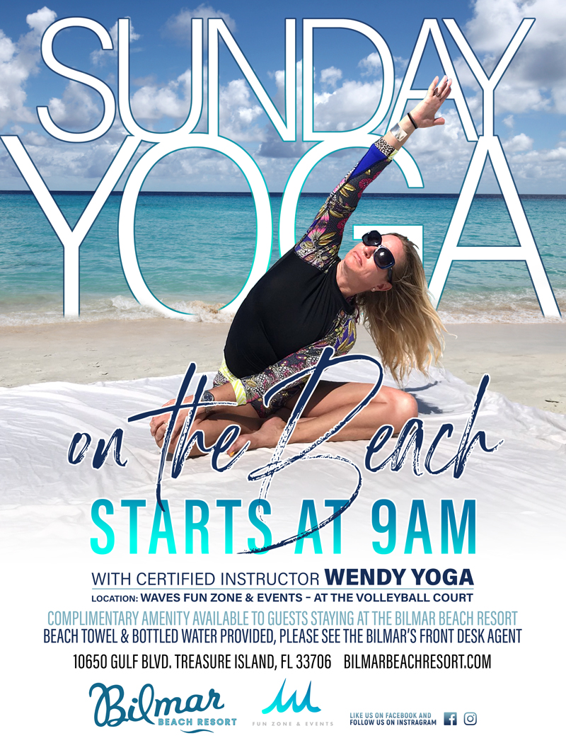 Sunday Yoga on the Beach Mar 31, 2024