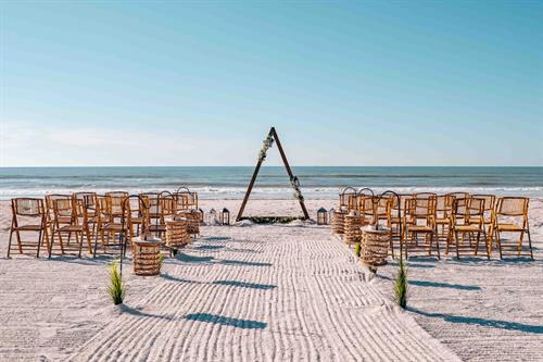Gulf Beach Weddings - Beachside Boho Pre-Designed Style