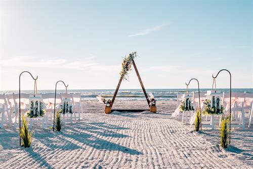 Gulf Beach Weddings - Rustic Romance Pre-Designed Style