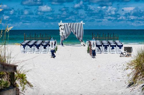 Gulf Beach Weddings - Nautical Tide Themed Wedding