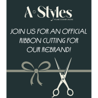 Ribbon Cutting at A-Styles Salon