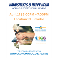 Young Professionals Handshakes and Happy Hour