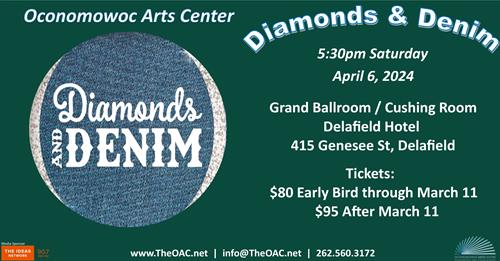 Saturday, April 6, 2024: OAC Annual Gala - Diamonds & Denim