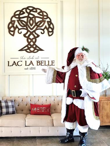 Brunch with Santa at the Club at Lac Labelle.