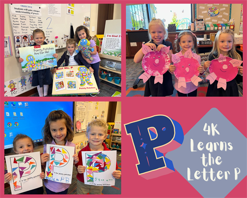 4K Class Learns the Letter P