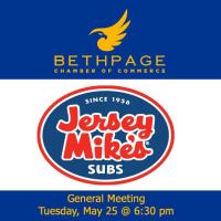 May General Meeting at Jersey Mike's Subs