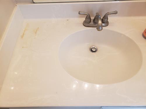 sink, countertop before